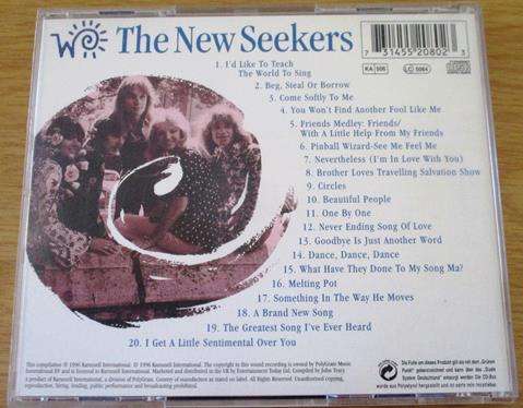 The World of the New Seekers CD [Shelf Z x 11]