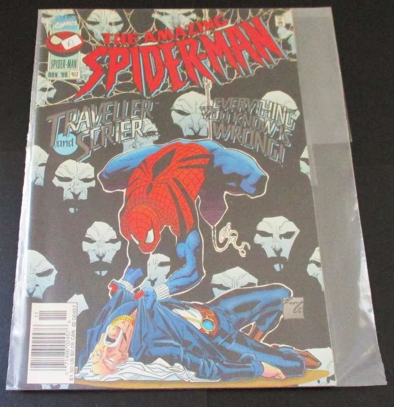 MARVEL THE AMAZING SPIDER-MAN Traveller and Scrier #417 Nov 1996 [Box 5]