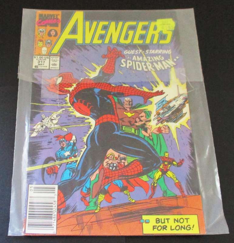 MARVEL Comics AVENGERS + SPIDER-MAN #317 May 1990 [Box 5]