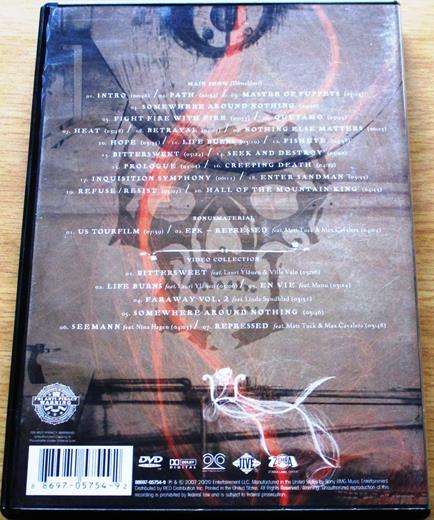 APOCALYPTICA The Life Burns Tour DVD