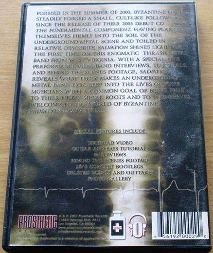 BYZANTINE Salvation DVD