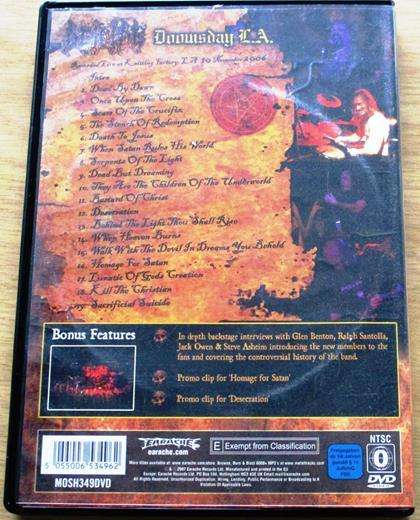 DEICIDE Doomsday L.A. DVD