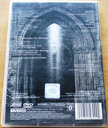 SOLITUDE AETURNUS Hour of Despair DVD