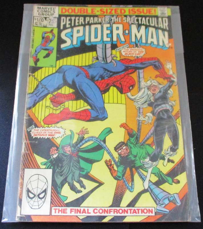 MARVEL Comics PETER PARKER THE SPECTACULAR SPIDER-MAN The Final Confrontation #75 Feb 1983 [Box 5]