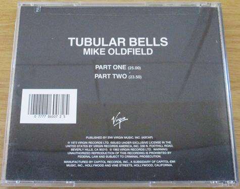 MIKE OLDFIELD Tubular Bells CD [Shelf Z x 9]