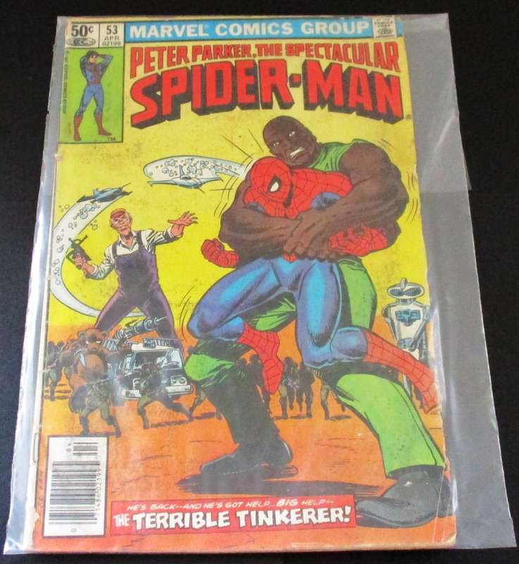 MARVEL Comics PETER PARKER THE SPECTACULAR SPIDER-MAN The Terrible Tinkerer #53 April 1981 [Box 5]