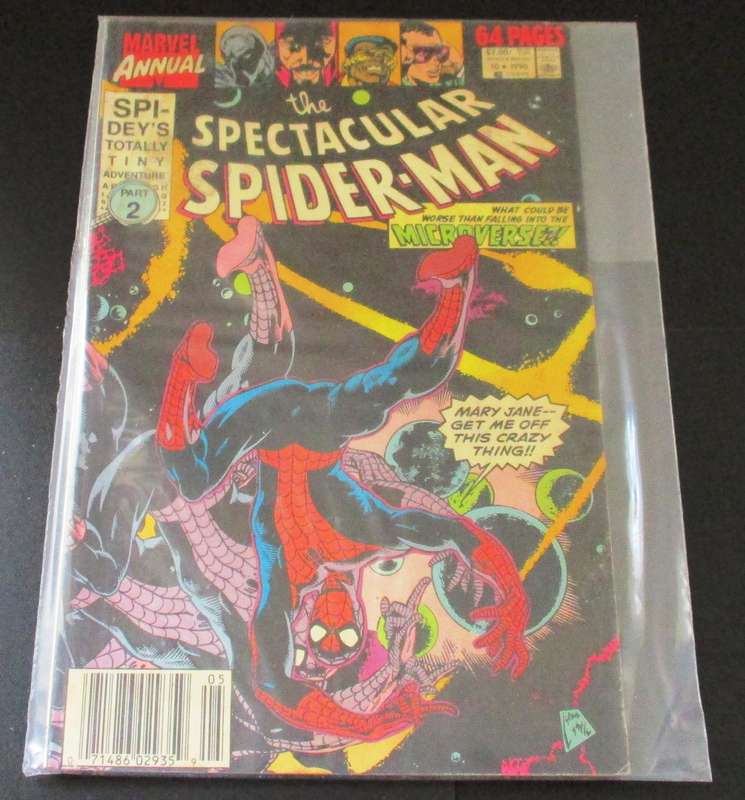 MARVEL ANNUAL THE SPECTACULAR SPIDER-MAN Microverse 64 pages #10 1990 [Box 5]