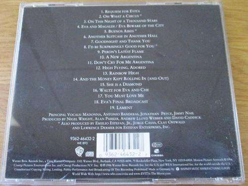 MADONNA Evita CD [Shelf Z x 9]