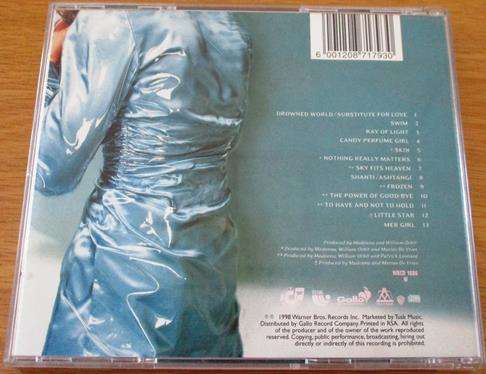 MADONNA Ray of Light CD [Shelf Z x 9]