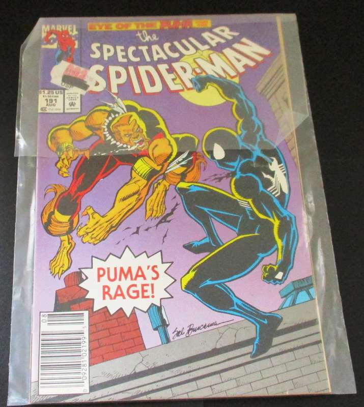 MARVEL Comics THE SPECTACULAR SPIDER-MAN Eye of the Puma Part 1 #191 Aug 1992 [Box 5]
