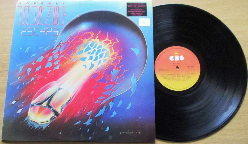 JOURNEY Escape LP VINYL RECORD