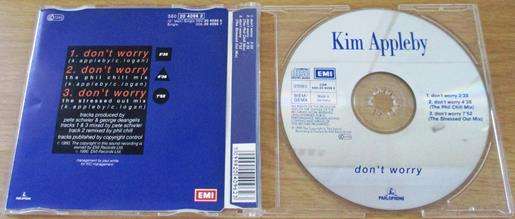 KIM APPLEBY Don't Worry Maxi CD [Shelf Z x 7]