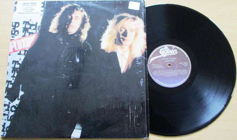 CHEAP TRICK Lap of Luxury LP VINYL RECORD