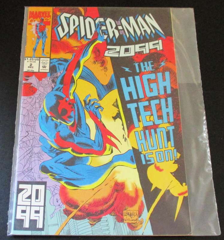 MARVEL Comics SPIDER-MAN 2099 The High Tech Hunt is On #2 Dec 1992 [Box 5]