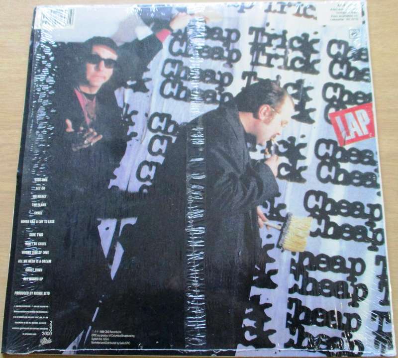 CHEAP TRICK Lap of Luxury LP VINYL RECORD