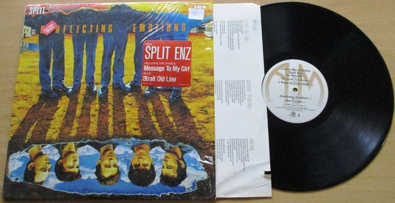 SPLIT ENZ Conflicting Emotions LP VINYL RECORD
