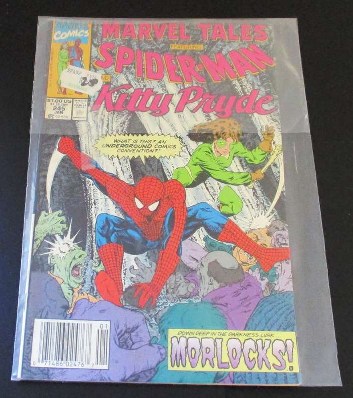 MARVEL Comics SPIDER-MAN + KITTY PRYDE Morlocks #245 Jan 1990 [Box 5]