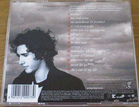 JOSH GROBAN Closer CD [Shelf Z x 10]