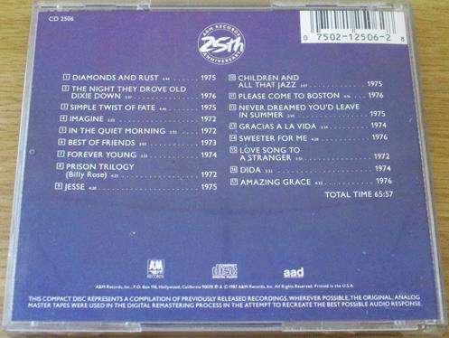 JOAN BAEZ Classics Volume 8  CD [Shelf Z x 10]