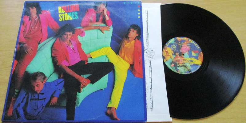 ROLLING STONES Dirty Work LP VINYL RECORD