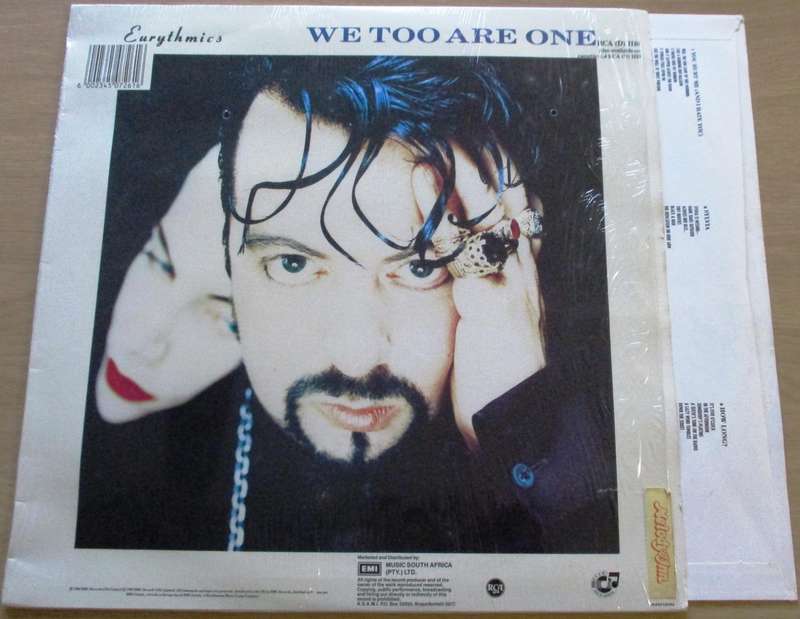 EURYTHMICS We Too Are One LP VINYL RECORD