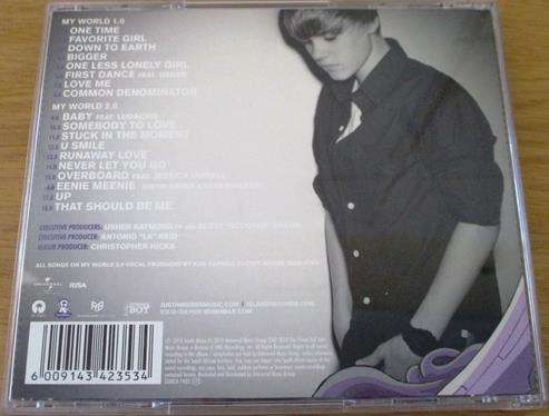 JUSTIN BIEBER My World CD [Shelf Z x 10]