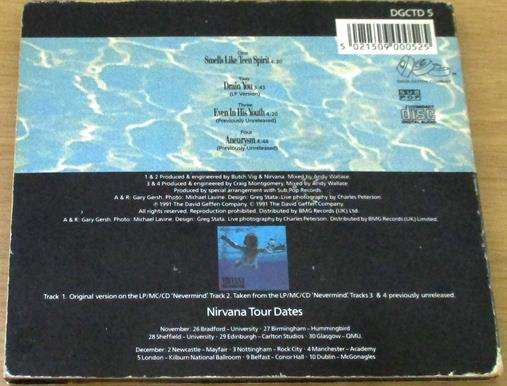 NIRVANA Smells like Teen Spirit CD Single [msr]