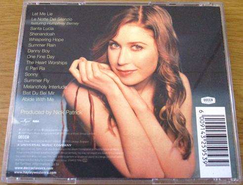 HAYLEY WESTENRA Treasure CD [Shelf Z x 6]