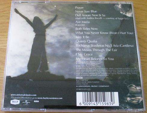 HAYLEY WESTENRA Odyssey CD [Shelf Z x 6]