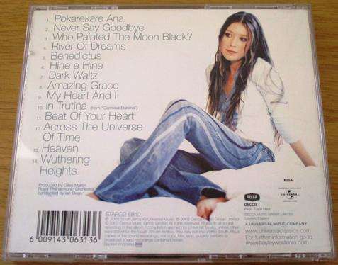 HAYLEY WESTENRA Pure CD [Shelf Z x 6]
