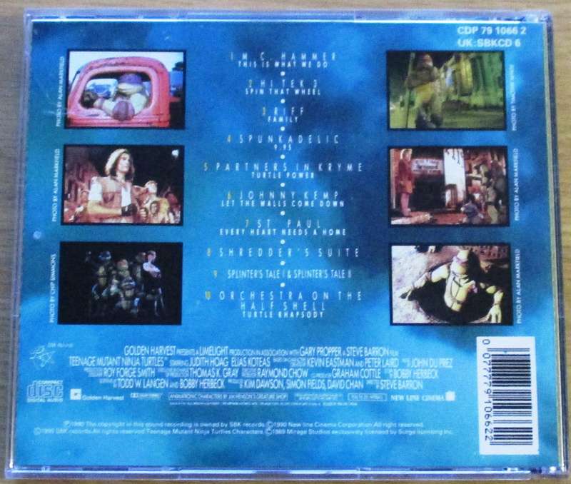 TEENAGE MUTANT NINJA TURLES O.S.T. CD [G Box 27]