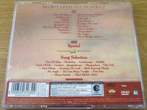 HELMET LOTTI Out of Africa CD+DVD [Shelf Z x 6]