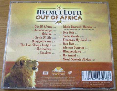 HELMET LOTTI Out of Africa CD [Shelf Z x 6]