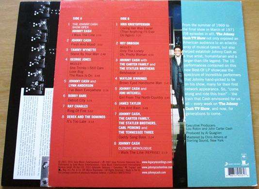 THE BEST OF THE JOHNNY CASH TV SHOW 1969-1971 LP Vinyl Record