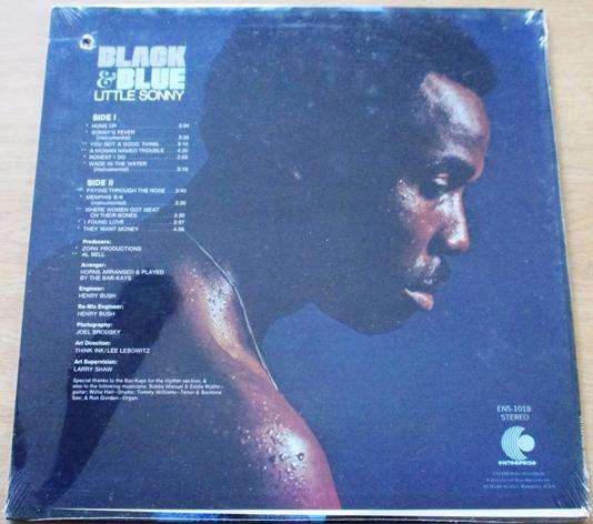 LITTLE SONNY Black & Blue LP Vinyl Record