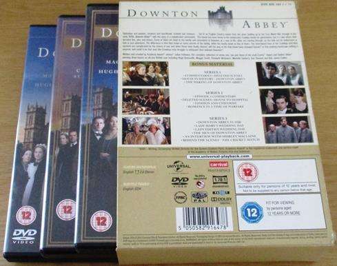 DOWNTOWN ABBEY Season 1 + 2 + 3 DVD [DVD BBOX 5]