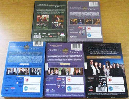 DOWNTOWN ABBEY Season 1 + 2 + 3 + A JOURNEY TO THE HIGHLANDS DVD [DVD BBOX 5]