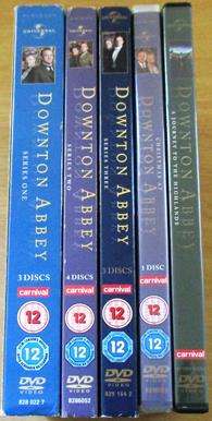 DOWNTOWN ABBEY Season 1 + 2 + 3 + A JOURNEY TO THE HIGHLANDS DVD [DVD BBOX 5]