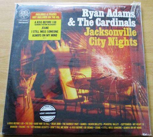 RYAN ADAMS & THE CARDINALS Jacksonville City Nights 2xLP Vinyl Record