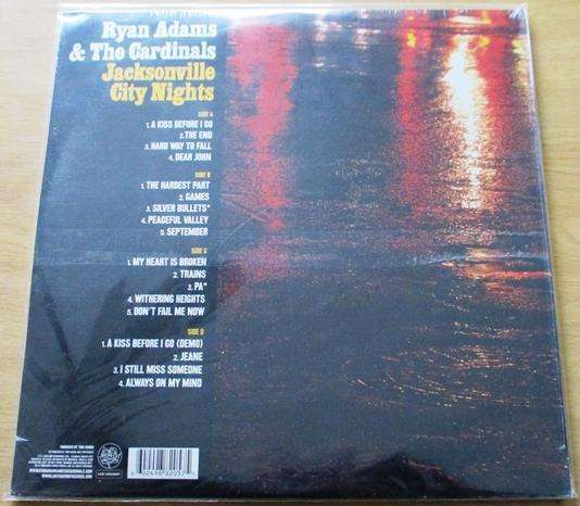 RYAN ADAMS & THE CARDINALS Jacksonville City Nights 2xLP Vinyl Record