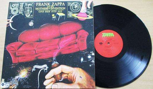 FRANK ZAPPA AND THE MOTHERS OF INVENTION One Size Fits All LP Vinyl Record