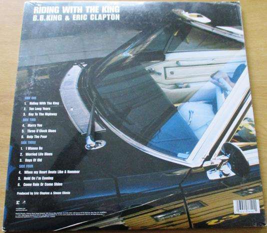 B.B. KING & ERIC CLAPTON Riding With The King 2xLP VINYL Record