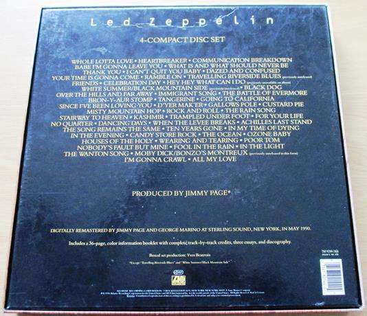 LED ZEPPELIN Led Zeppelin 4xCD BOX SET