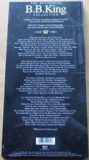 B.B. KING King of the Blues 4xCD BOX SET