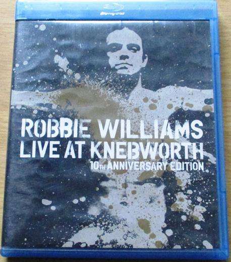 ROBBIE WILLIAMS Live at Knebworth 10th Anniversary Edition BLU RAY