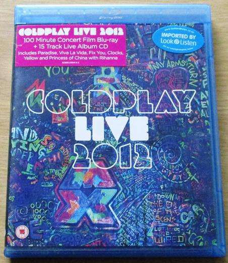 COLDPLAY Live 2012 BLU RAY