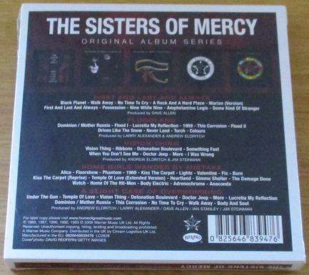 THE SISTERS OF MERCY Original Album Series 5xCD BOX SET