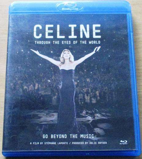 CELINE DION Through the Eyes of the World BLU RAY