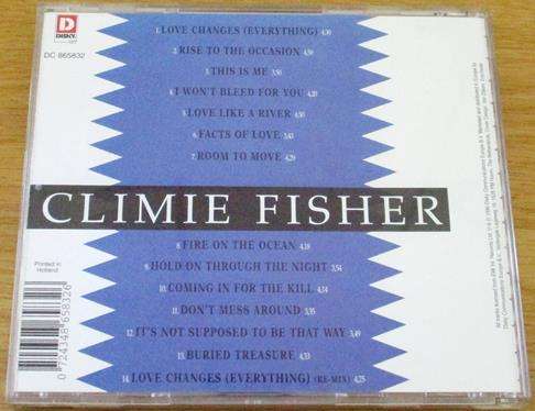 CLIMIE FISHER The Best Of CD [Shelf Z x 2]