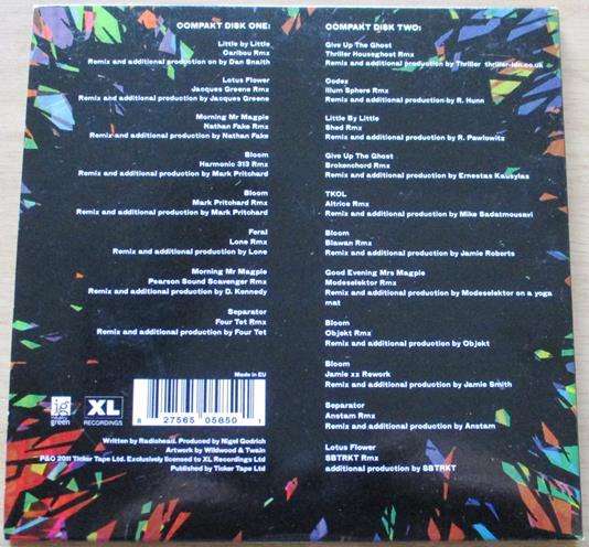 RADIOHEAD TKOL RMX 1234567 2xCD [main stock room]